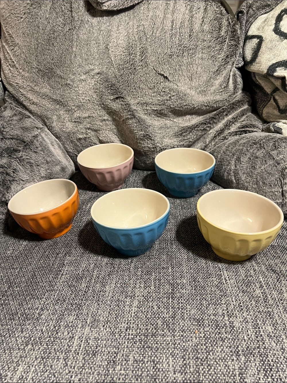Studio 33 Ceramic Multicolor Dessert Bowls - Set of 5